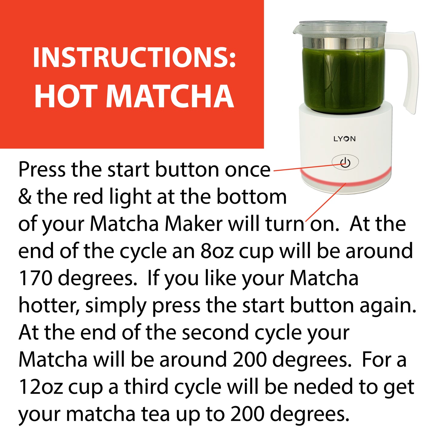 Lyon Matcha Maker